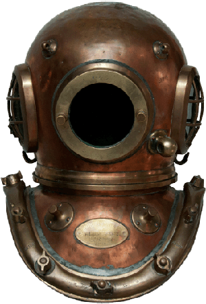 CFB Esquimalt Naval and Military Museum - Diving Helmet - Antique